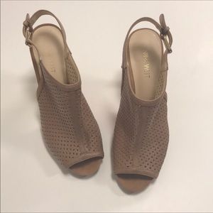 Nine West Peep toe heels